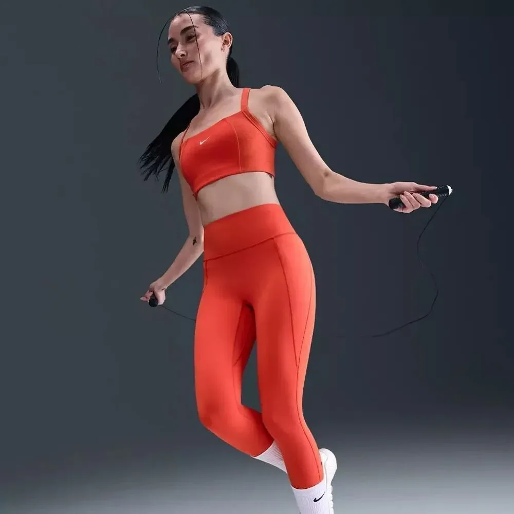 Nike Universa High-Waisted 7/8 Leggings Picante Red XXS